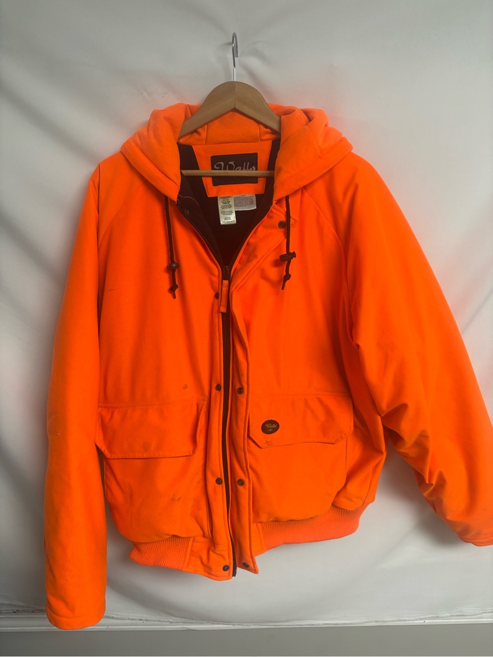 Work-Ready Hooded Safety Jacket - Orange